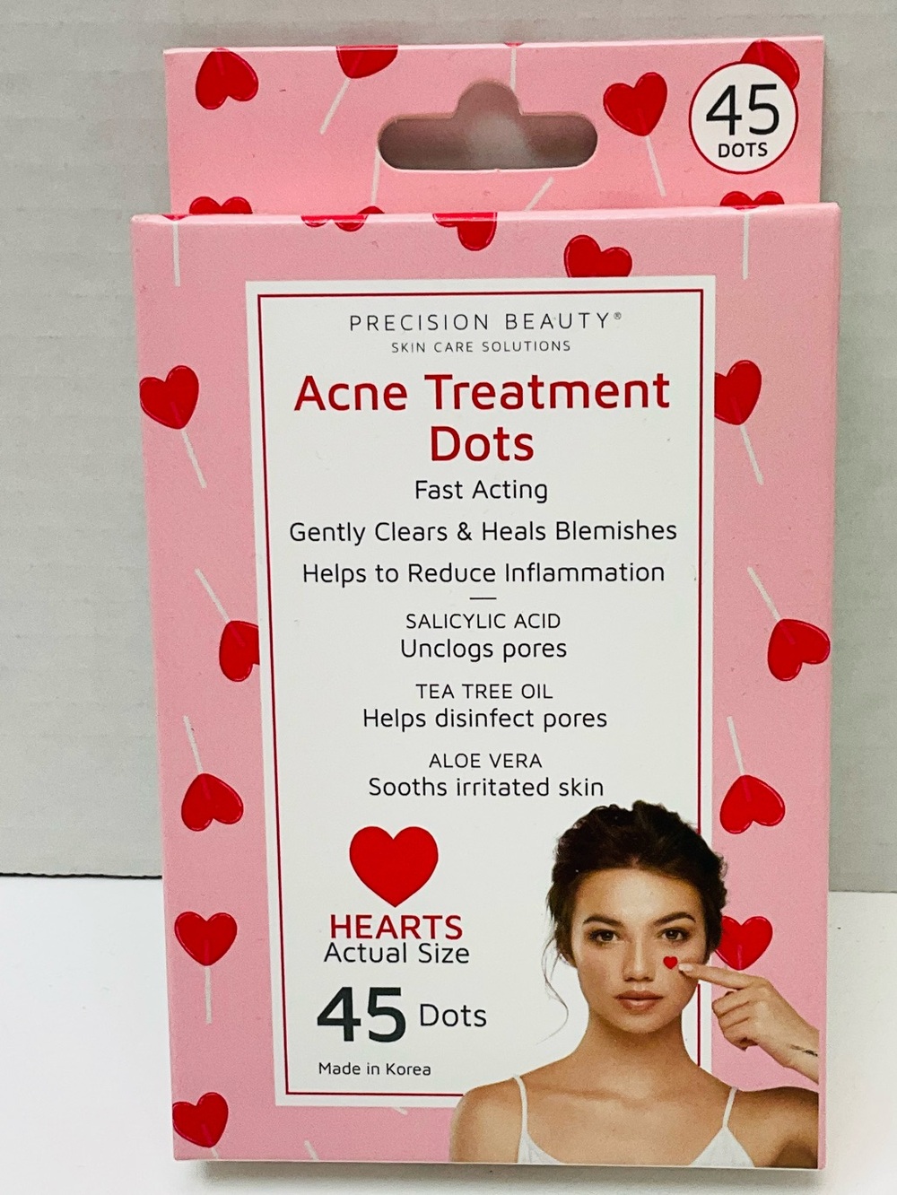 🌼4/$10🌼 NEW 45pc Heart Shaped Acne Treatment Dots - Clears & Heals Blemishes